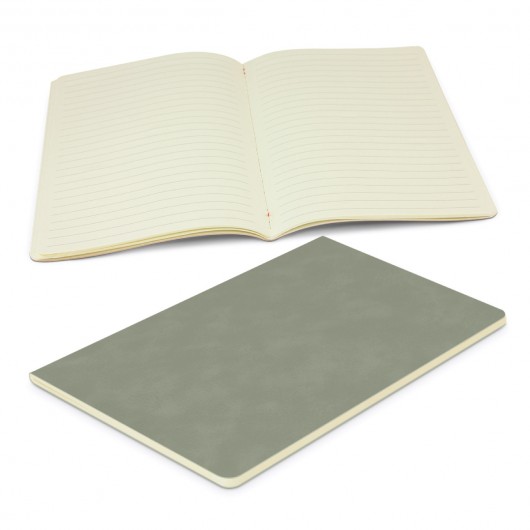 Budget Soft Touch Notebooks Grey